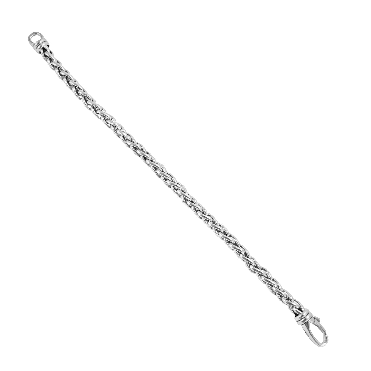Men’s David Yurman 925 Silver 6MM Wheat Chain Link Bracelet