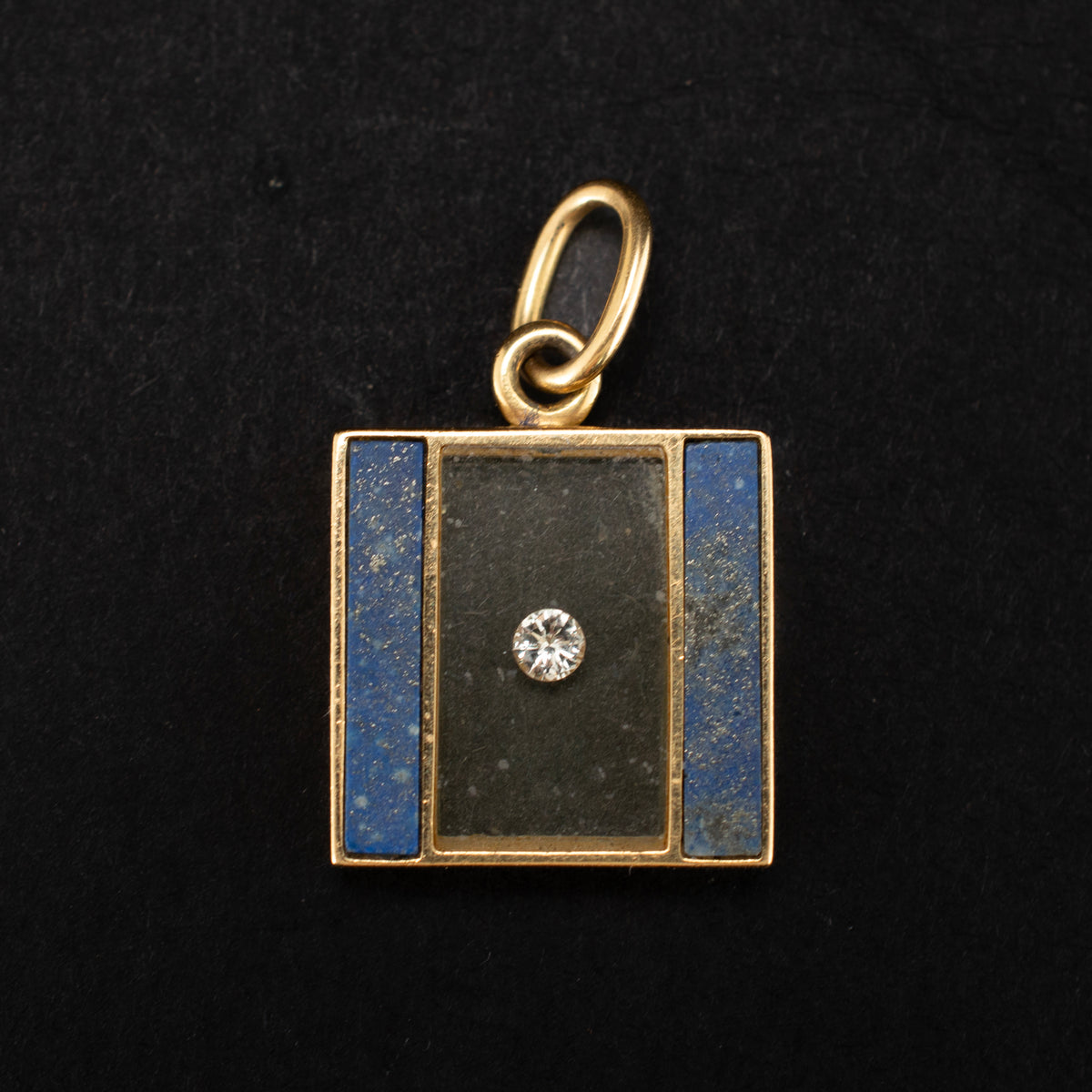 Vintage 18K Yellow Gold 0.10ct Diamond Drop Pendant 5.85g 20" 472323 available at DJP Jewelers & Luxury Buyers