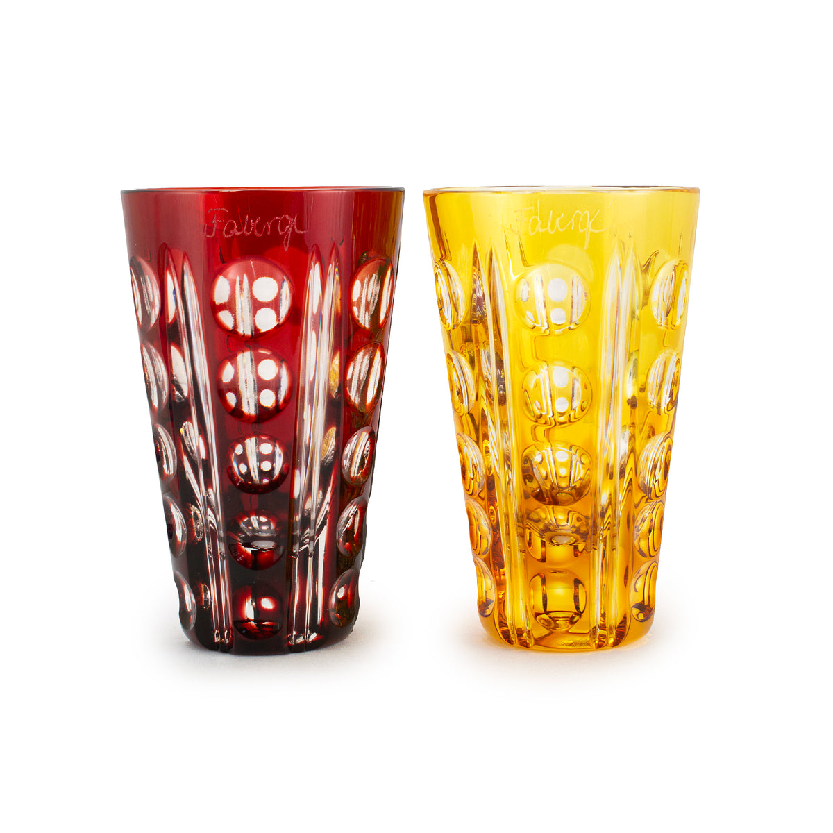 Fabergé Imperial Collection “NA Zdorovye” Collectible Crystal Vodka Shot Glasses