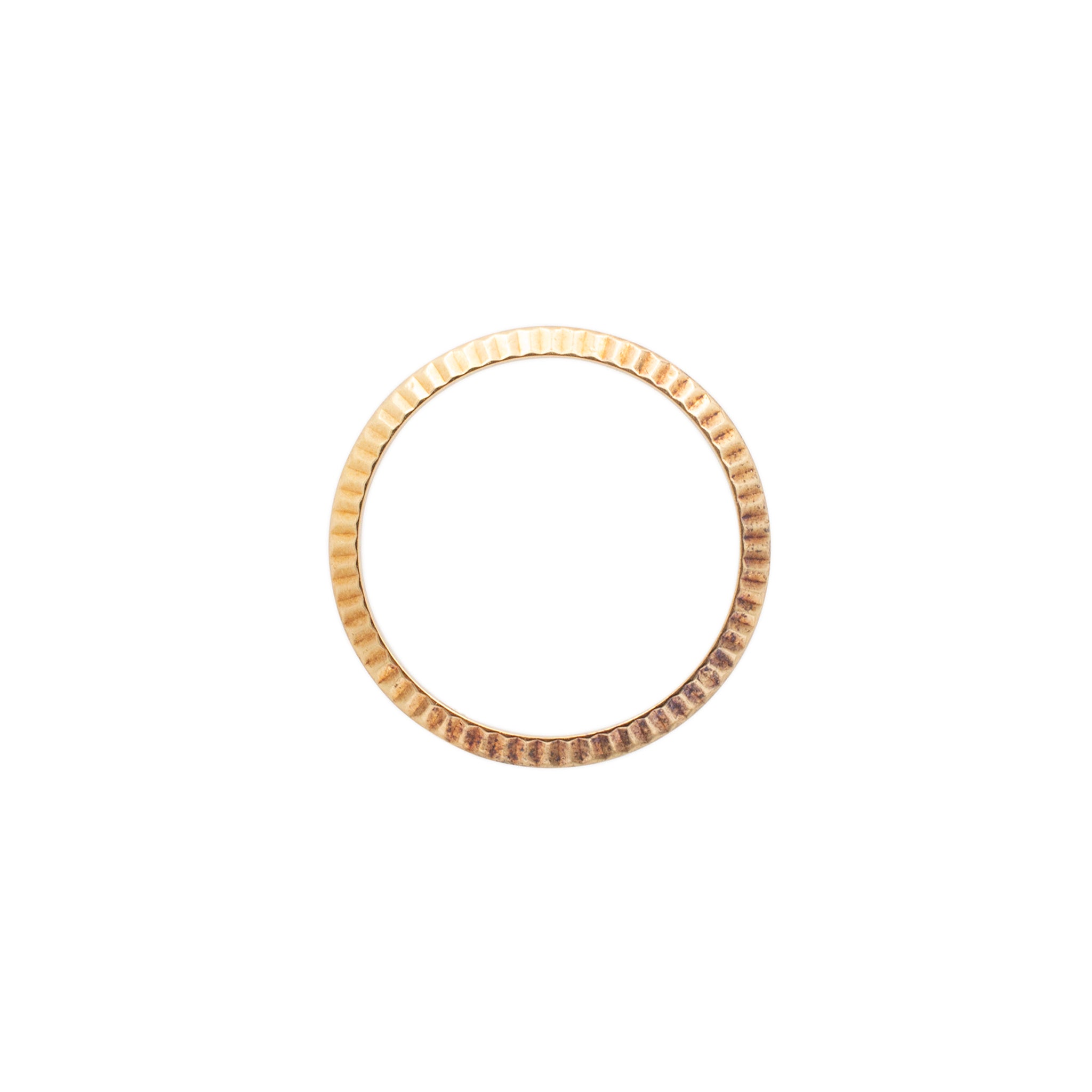Rolex 18K Yellow Gold Factory 26MM Fluted Watch Bezel