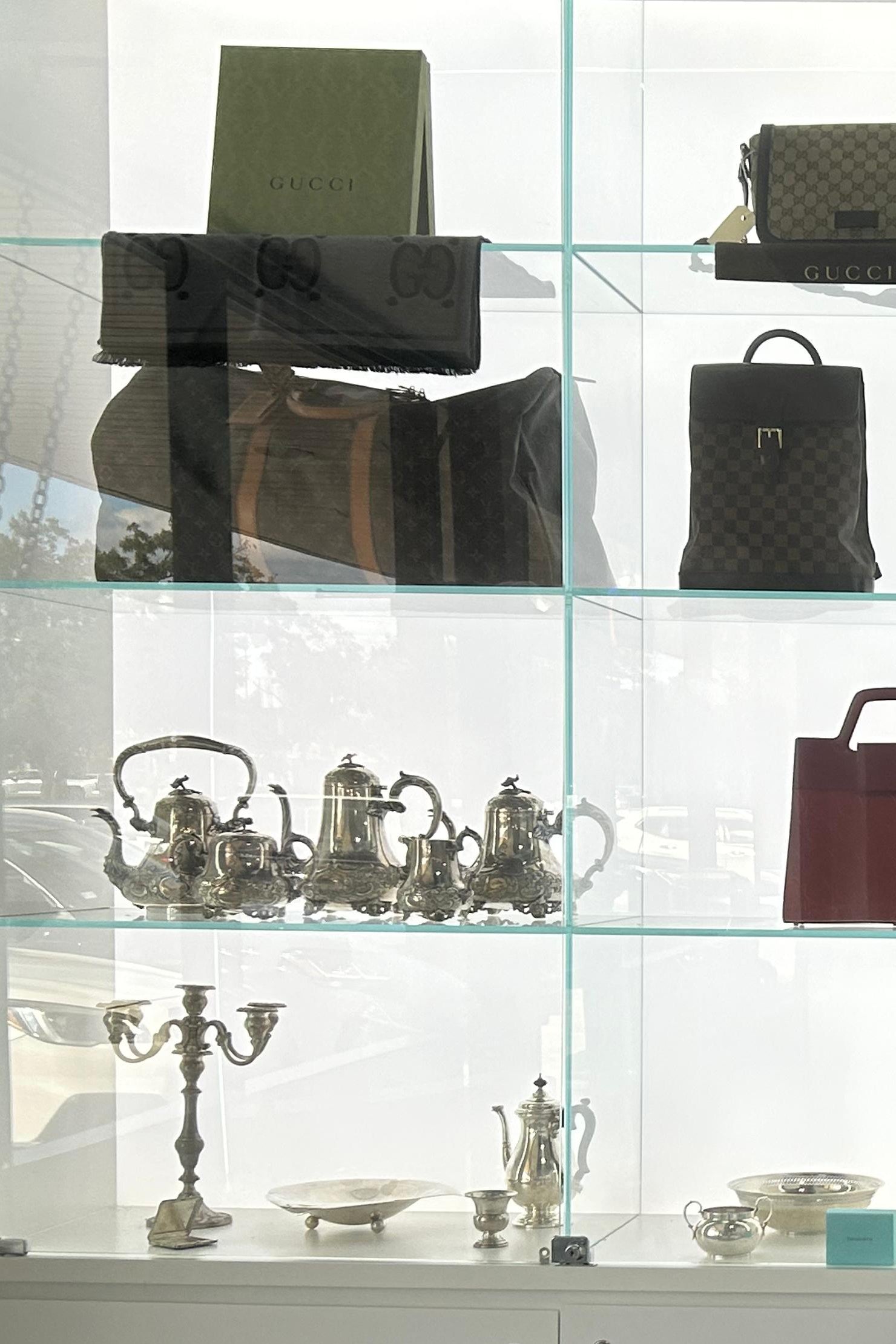 the showcase in DJP Jewelers & Luxury Buyers store in Sugar Land- Luxury Marketplace for buying and selling gold, diamonds, jewelry, precious metals, bullion and more 