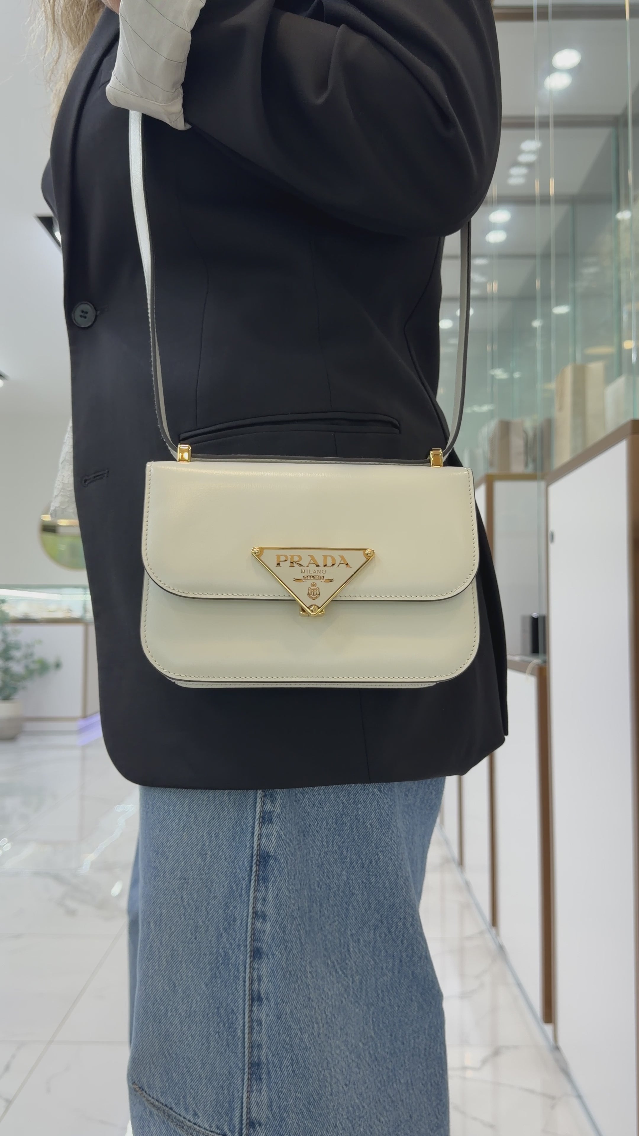 Prada leather Shoulder Bag | DJP Jewelers