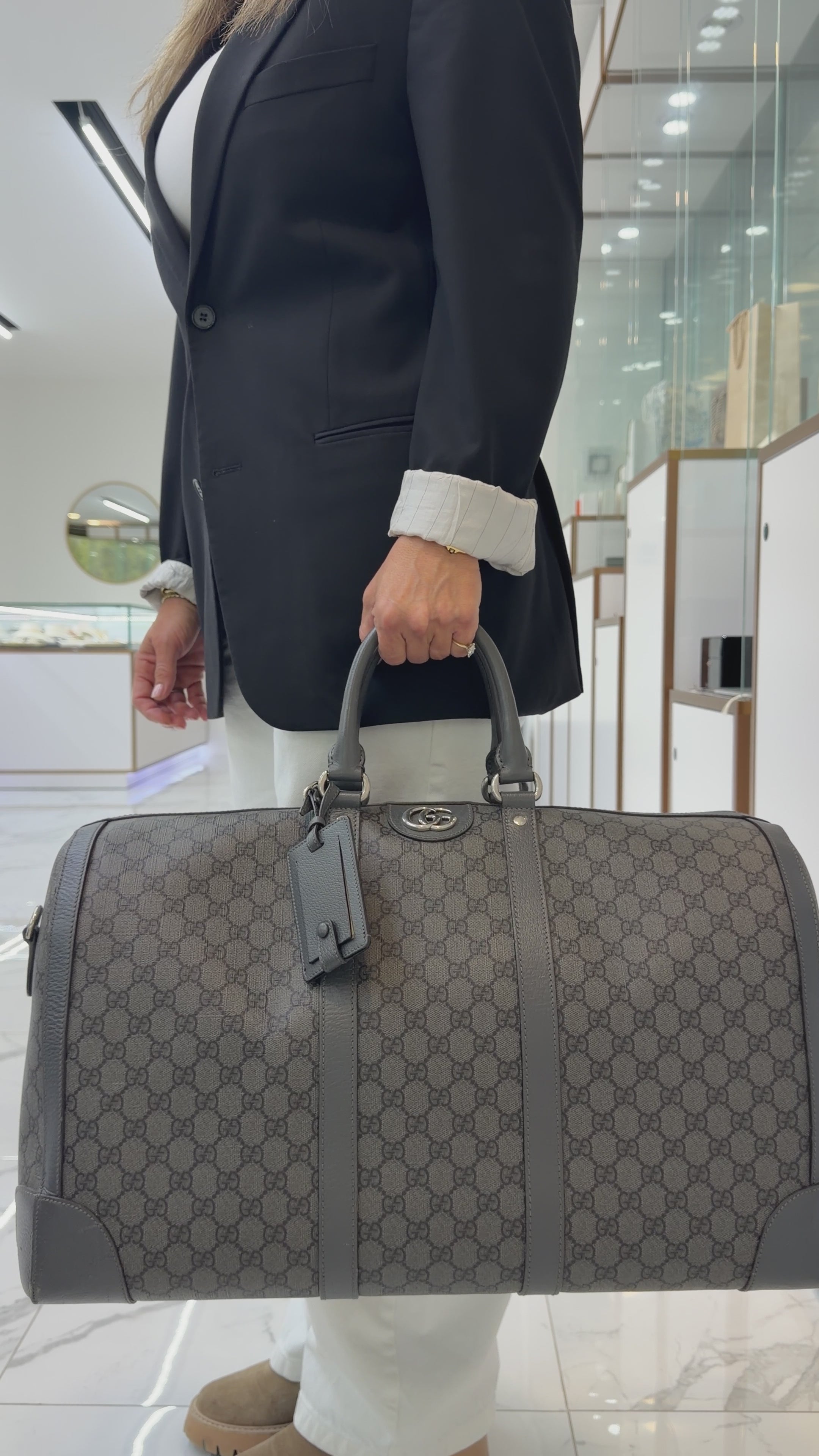 Gucci leather Duffle | DJP Jewelers