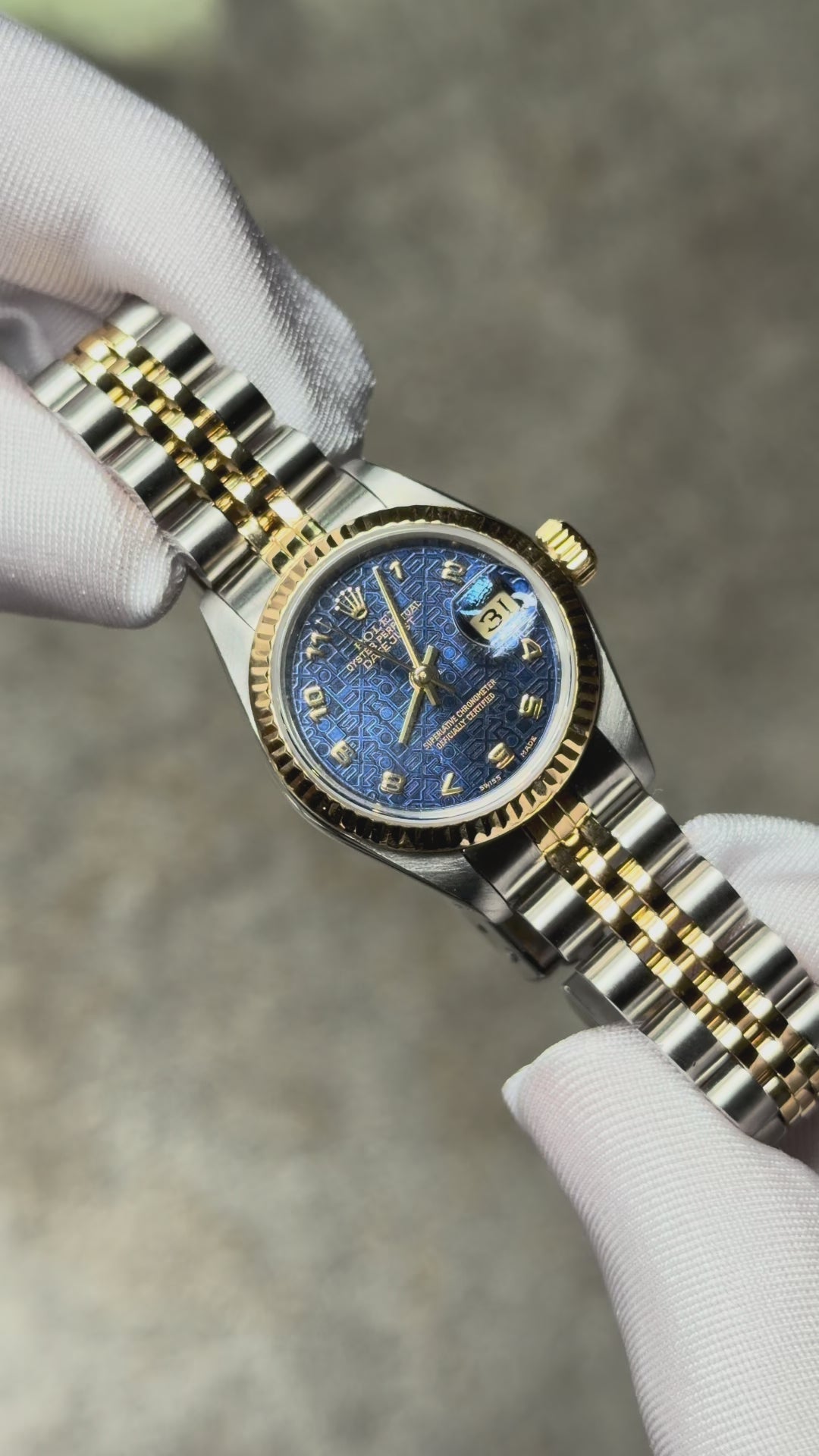 Rolex Datejust stainless steel 18K Yellow Gold Watch | DJP