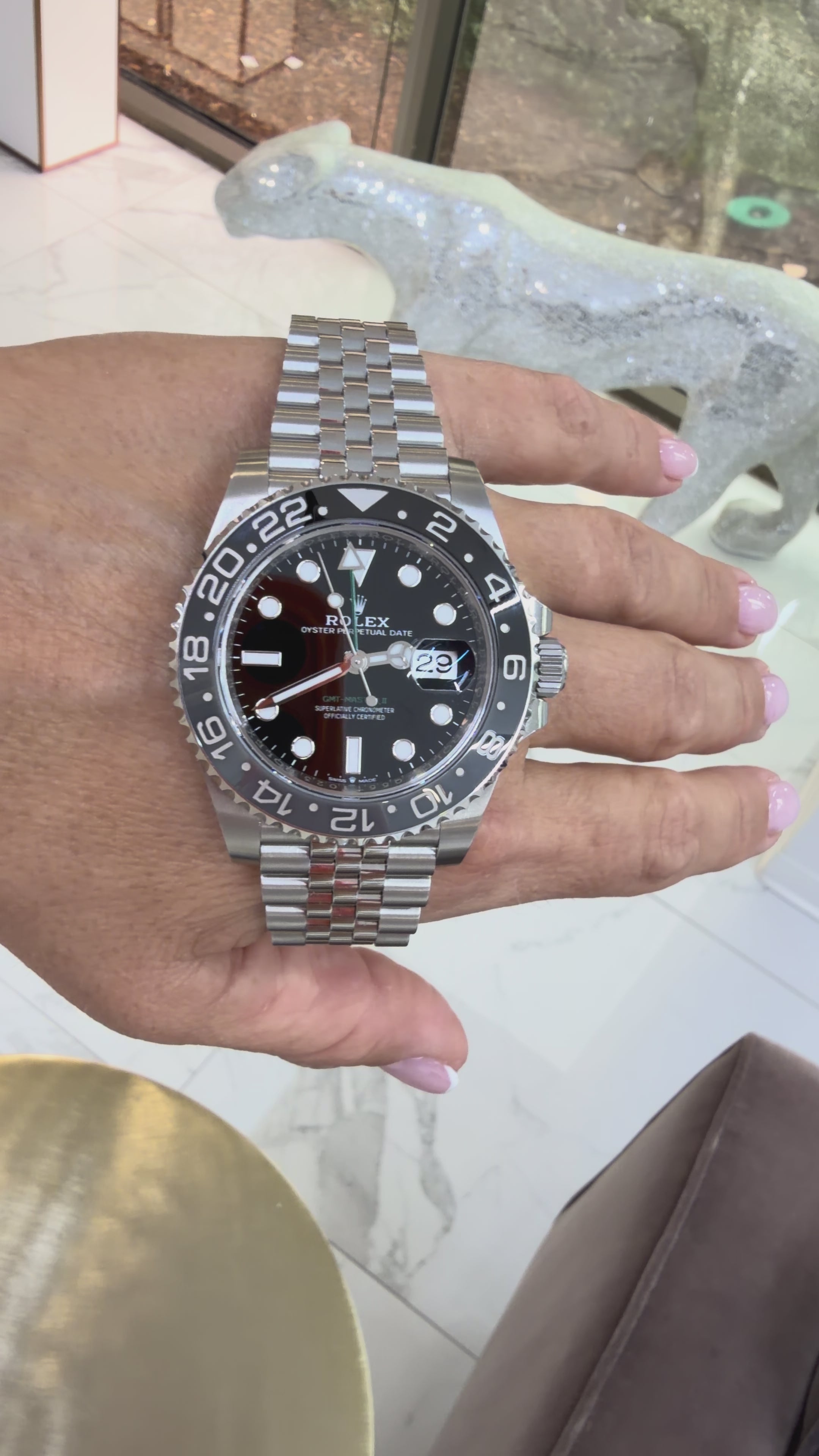 2025 Rolex Gmt-Master II 40MM 126710GRNR Bruce Wayne Jubilee Steel Wat