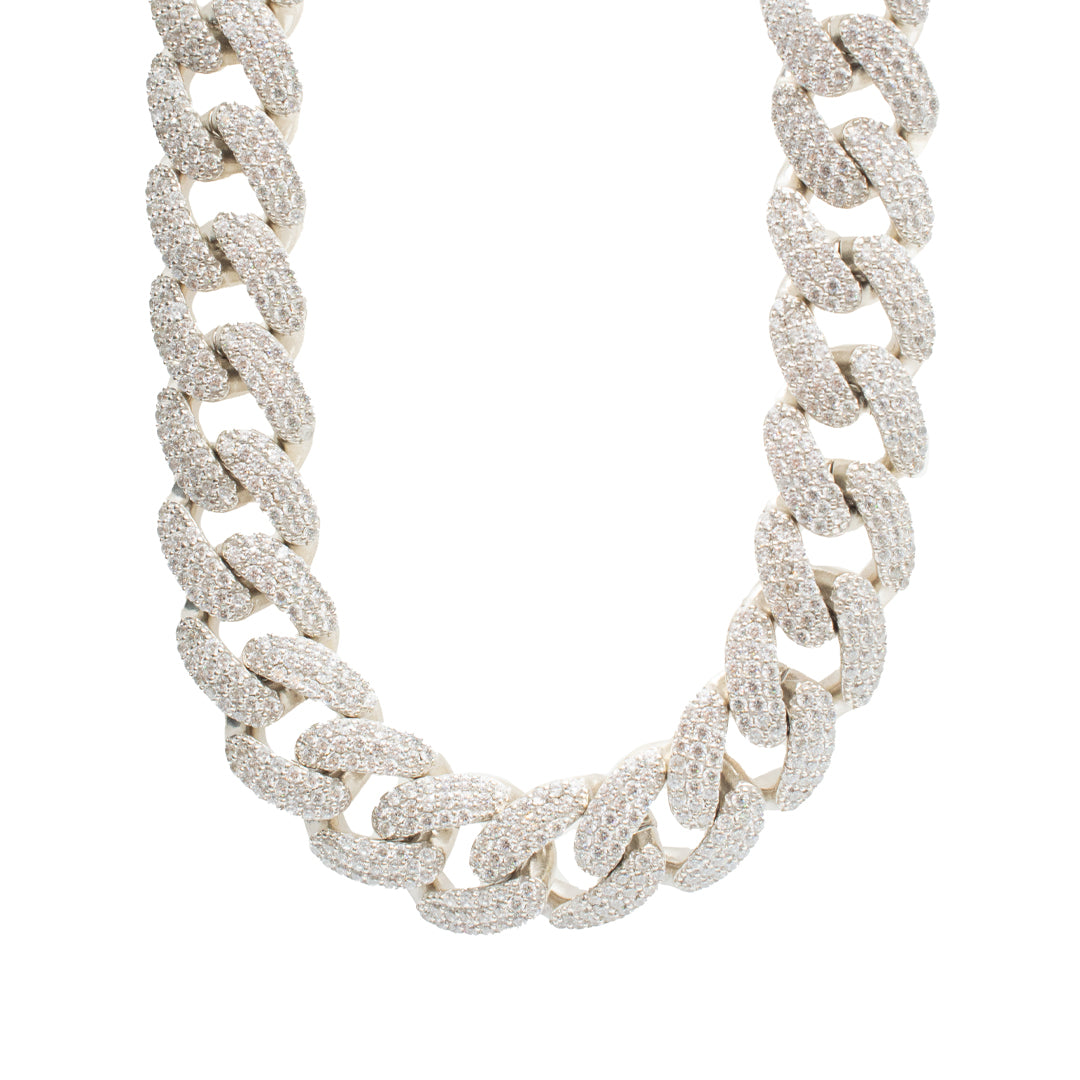 Sterling Silver Cuban Chain Necklace