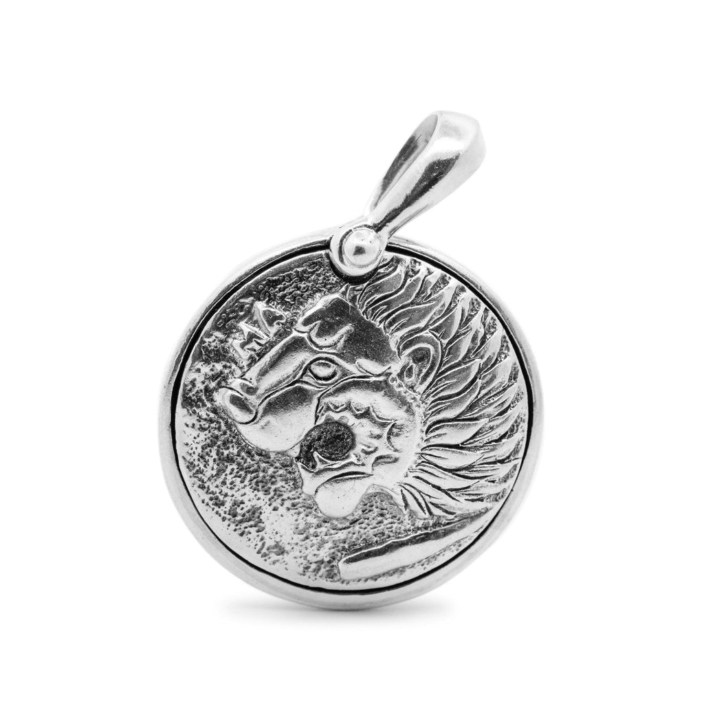 David Yurman 925 Sterling Silver Petrvs Lion Amulet Pendant