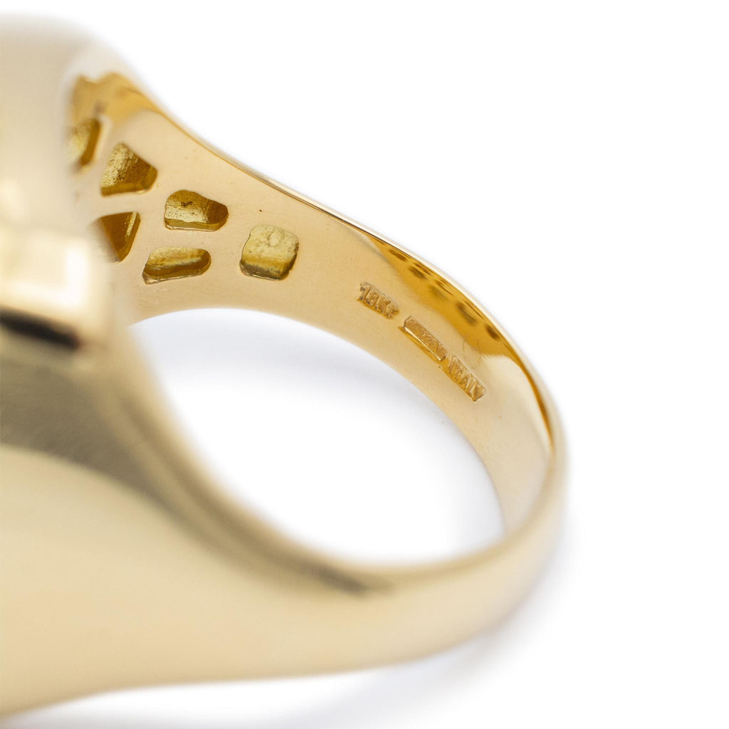 Roberto Coin 18K Yellow Gold Citrine Halo Diamond Cocktail Ring
