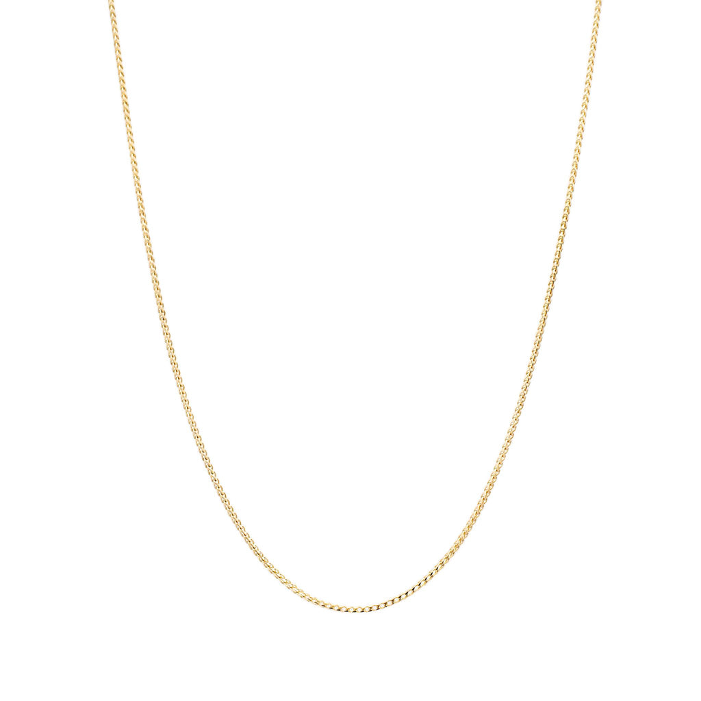 Jacoje 14K Yellow Gold Foxtail Chain Necklace
