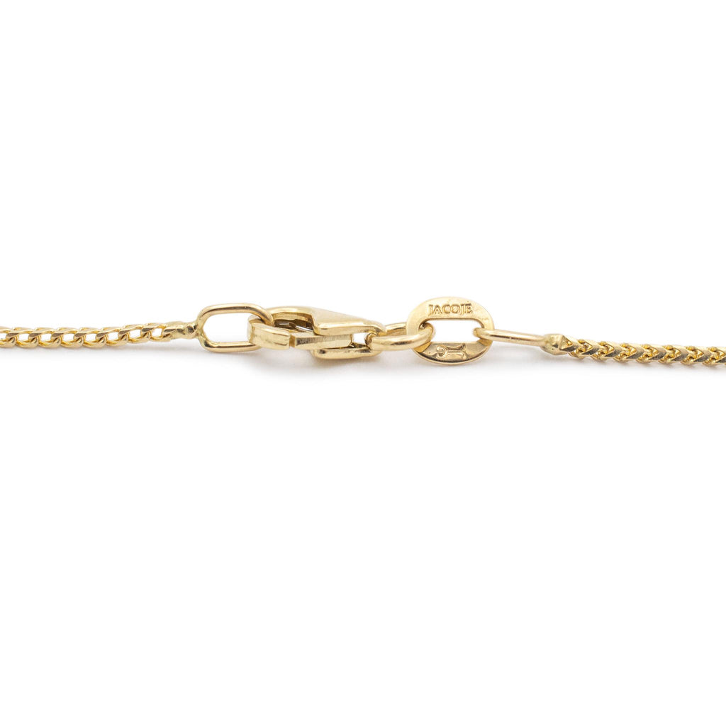 Jacoje 14K Yellow Gold Foxtail Chain Necklace