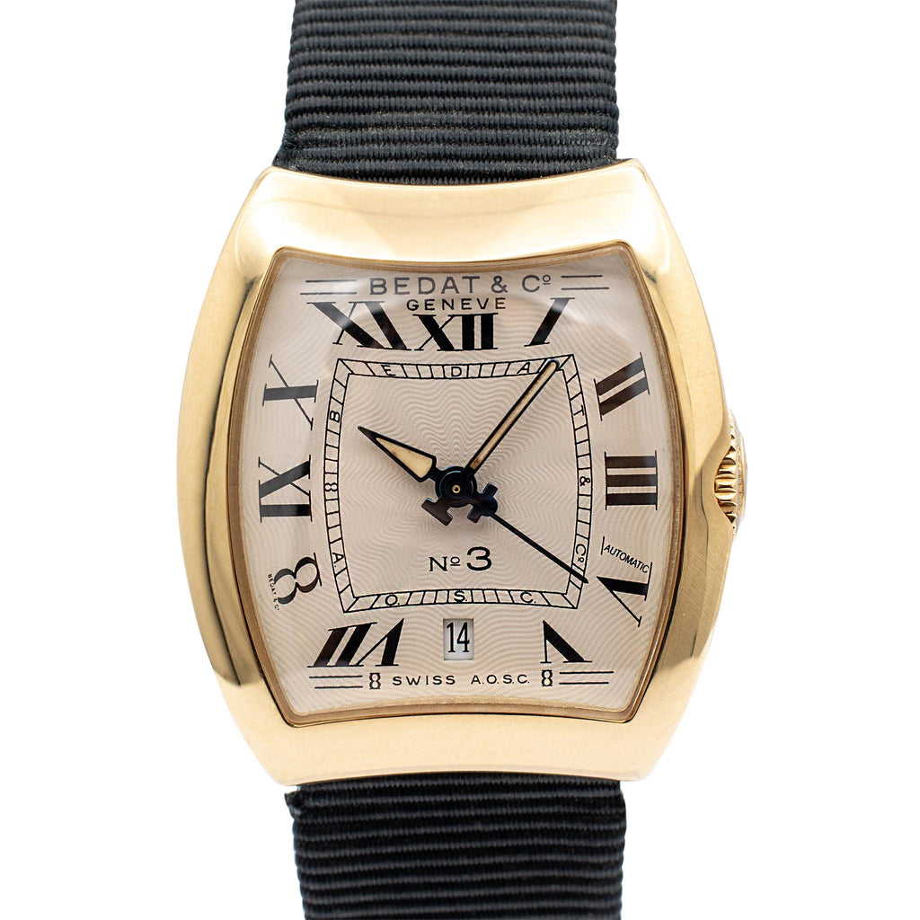 Bedat & Co. Geneve N03 314 28MM Tonneau Shaped 18K Yellow Gold Ladies Watch