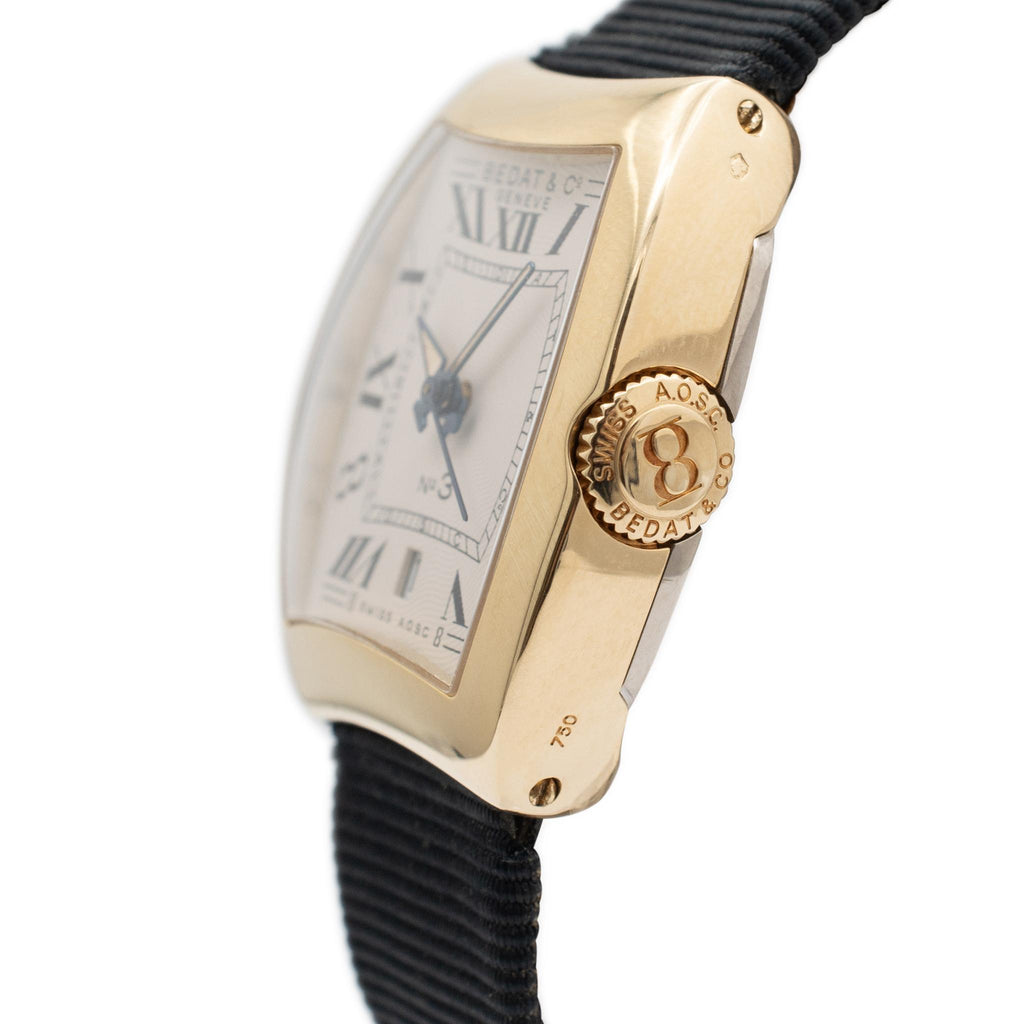 Bedat & Co. Geneve N03 314 28MM Tonneau Shaped 18K Yellow Gold Ladies Watch
