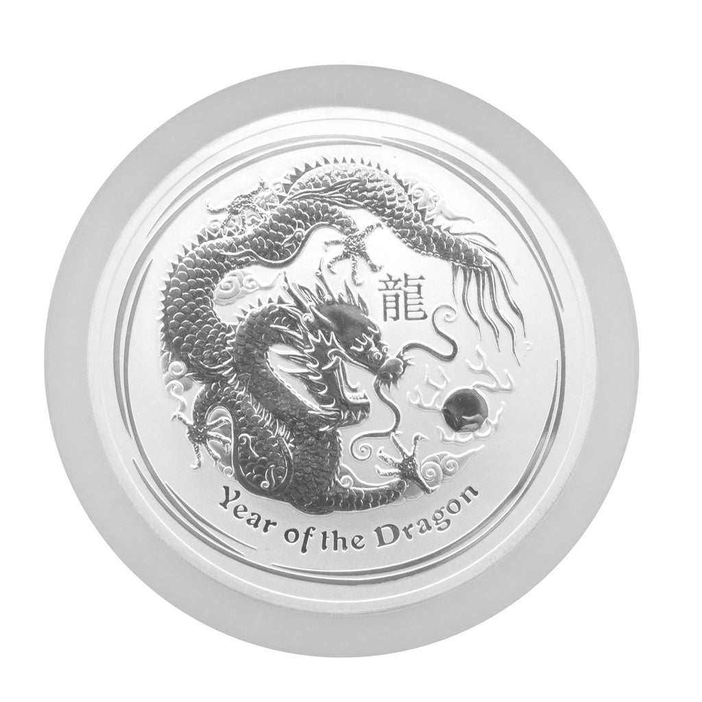 Ngc Certified 2012 Australian $10 10OZ 999 Silver Year of the Dragon Coin
