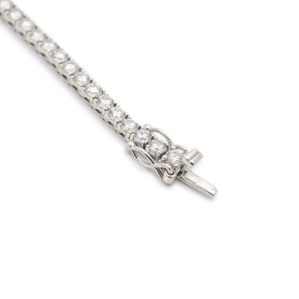925 Sterling Silver Cubic Zirconia Tennis Chain Necklace