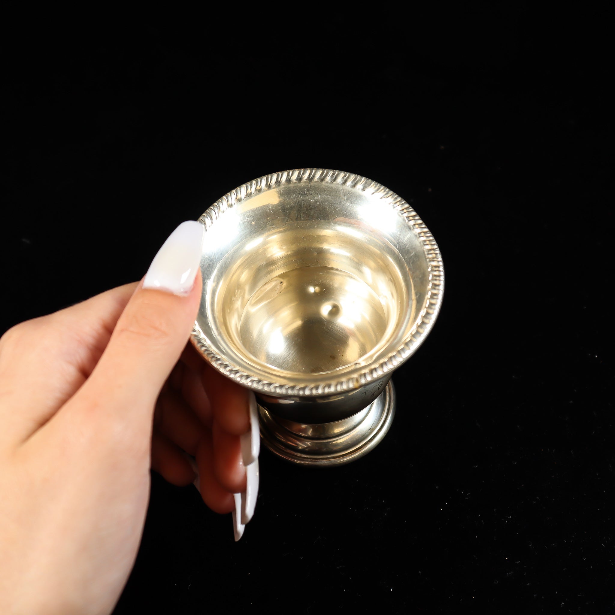 Sterling Silver Jewish Judaica Cup