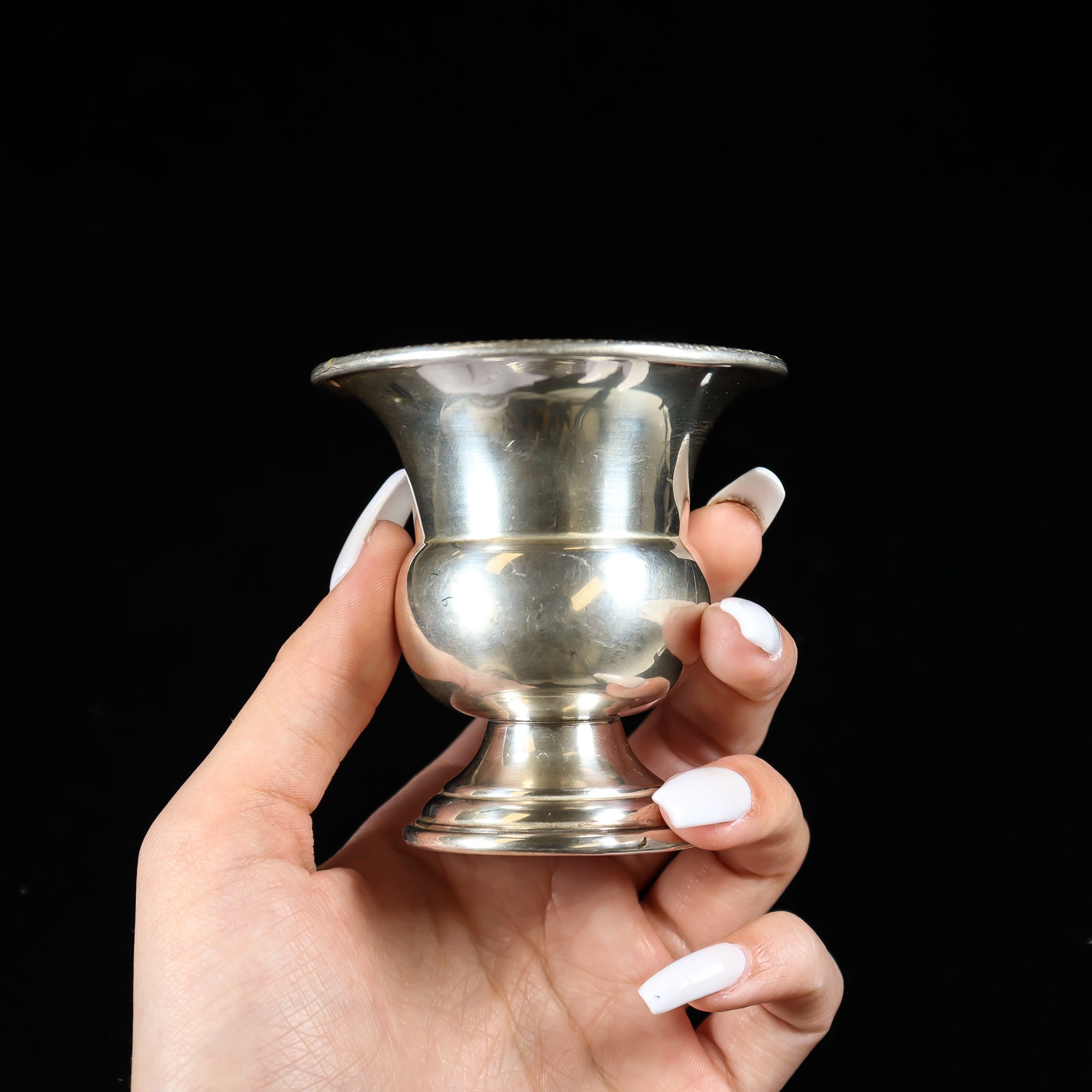 Sterling Silver Jewish Judaica Cup