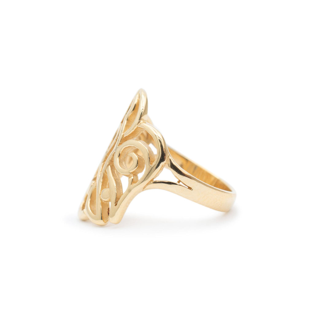 James Avery 14K Yellow Gold Dove Cocktail Ring