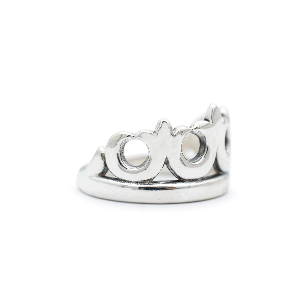 James Avery 925 Sterling Silver Crown Cocktail Ring