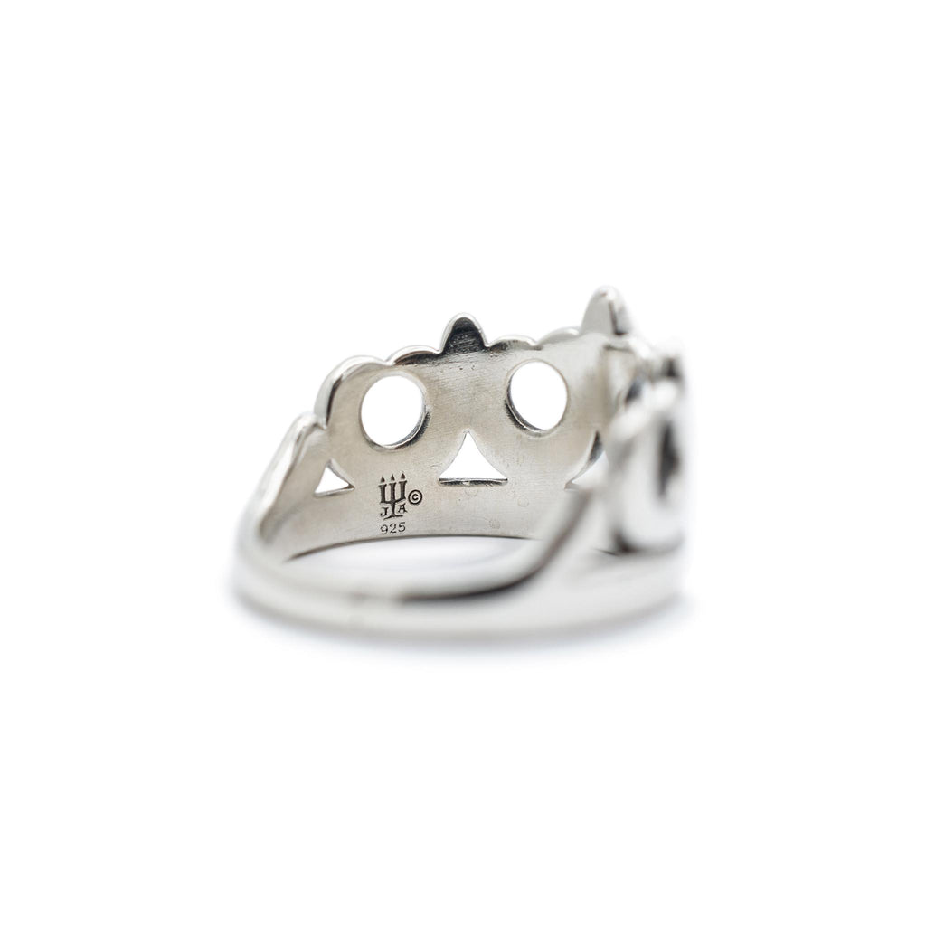 James Avery 925 Sterling Silver Crown Cocktail Ring