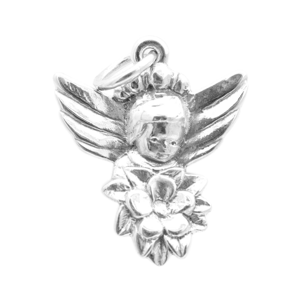 James Avery 925 Sterling Silver Cherub Angel Charm Pendant