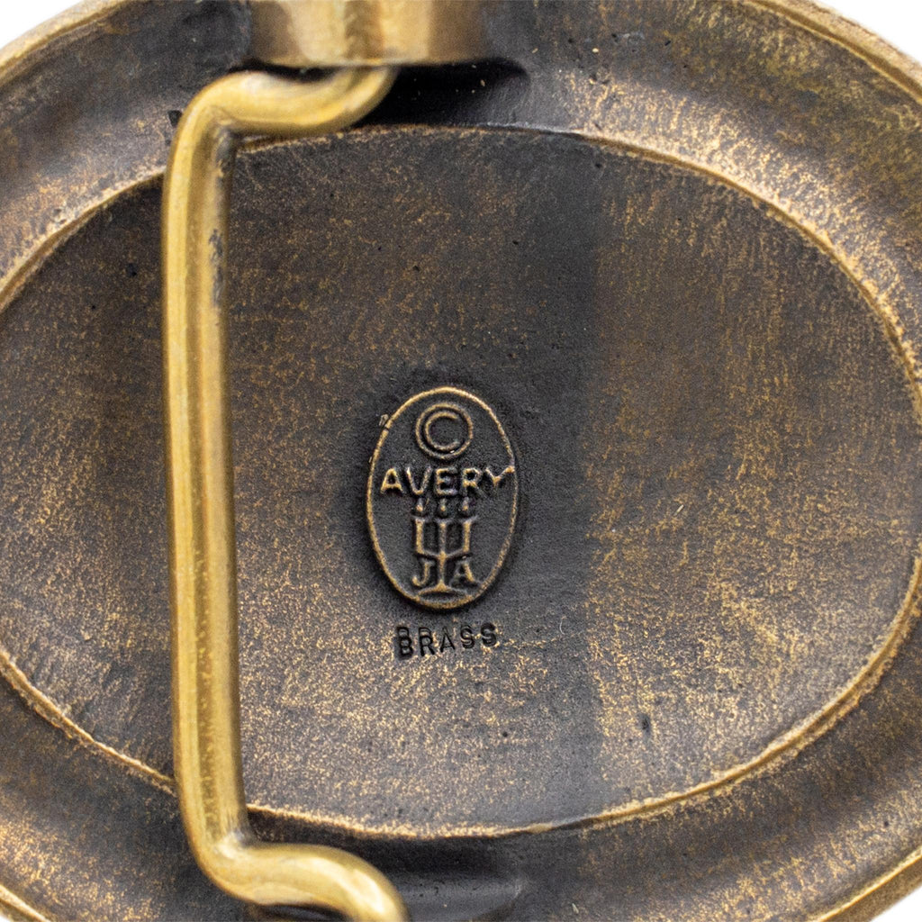 Vintage Retired James Avery Brass Belt Buckle