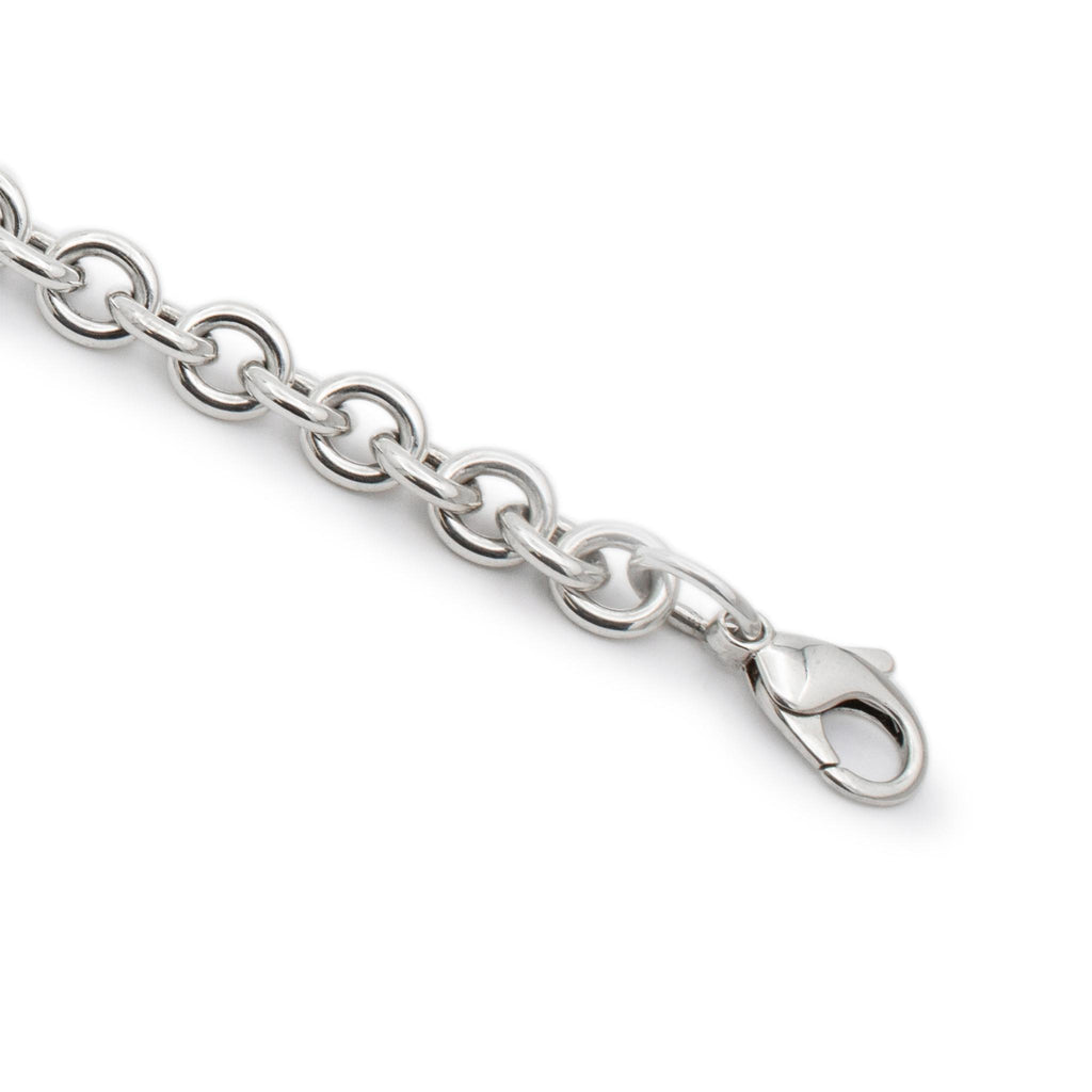 Tiffany & Co. 925 Sterling Silver “Please Return to Tiffany & Co. Oval Bracelet